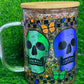 Skulls & Butterflies Snowglobe Mug