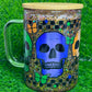 Skulls & Butterflies Snowglobe Mug