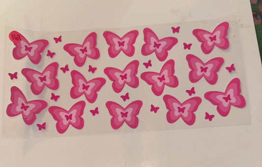 Pink butterflies