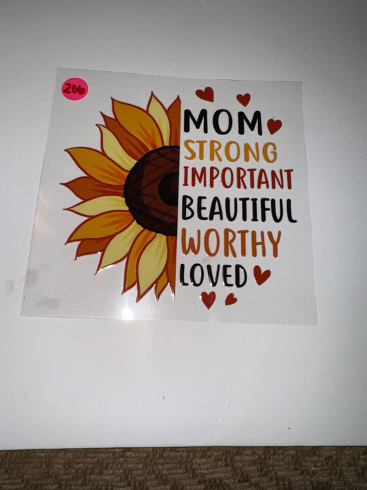 1/2 sunflower mom