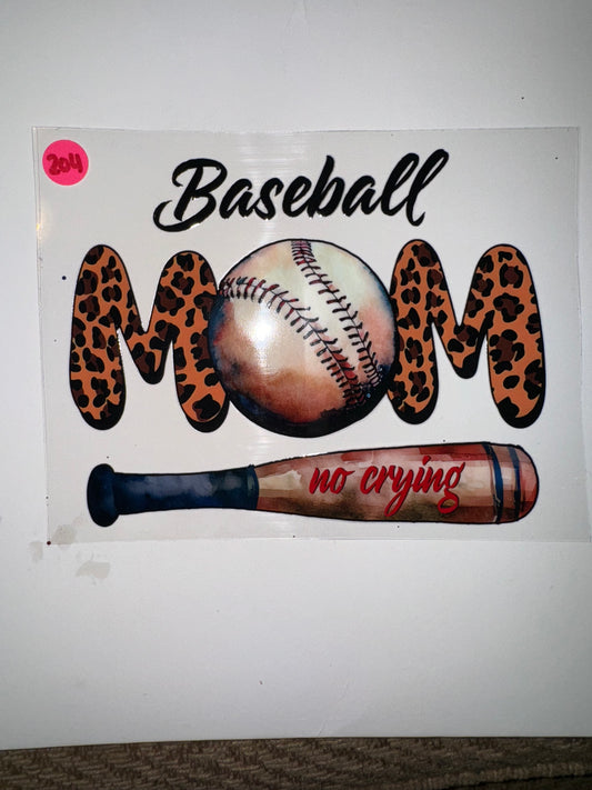 Baseball mom