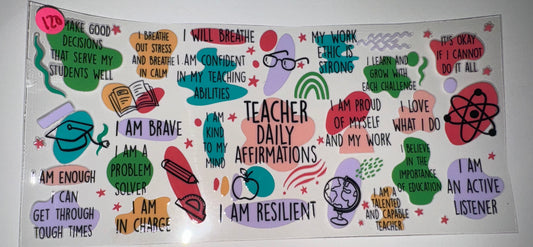 Teacher daily affirmations