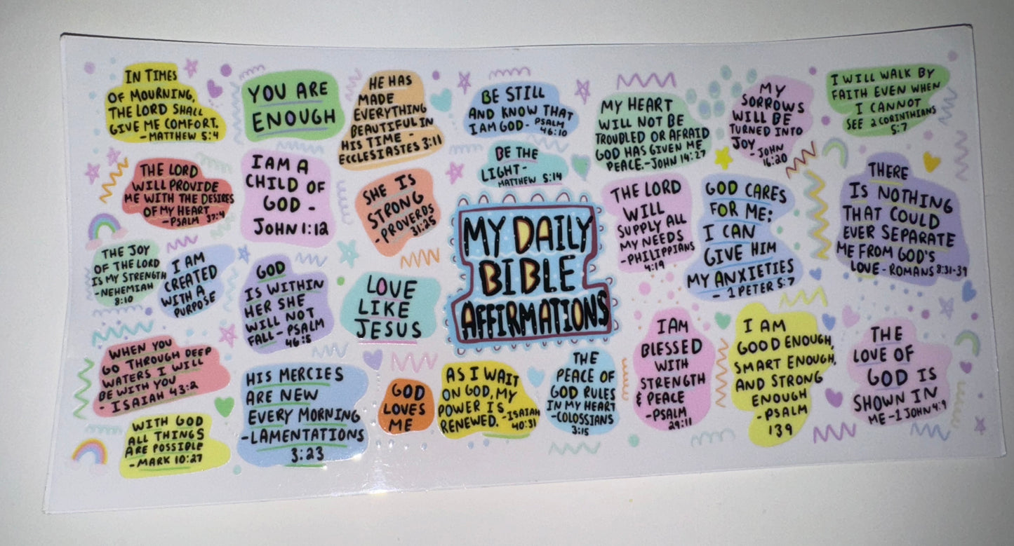 Daily bible affirmations